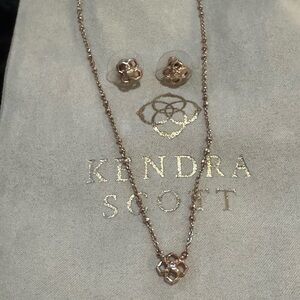 Kendra Scott Rose Gold Necklace Elegant Jewelry